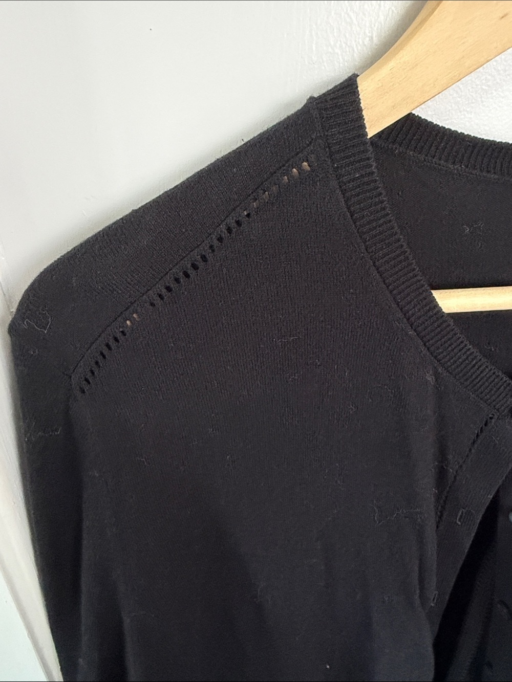 GAP Women’s Black Button-Up Cotton Cardigan size XXL - Picture 3 of 8